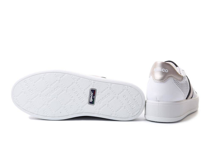 IGI&CO 16592 22 bianco/oro, półbuty sportowe damskie