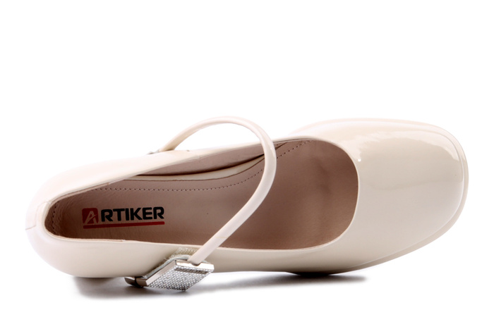 ARTIKER RELAKS 56C1267 beżowy, czółenka damskie