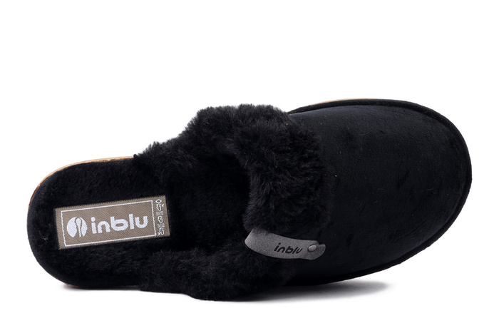INBLU EY-32 014 czarny, kapcie damskie
