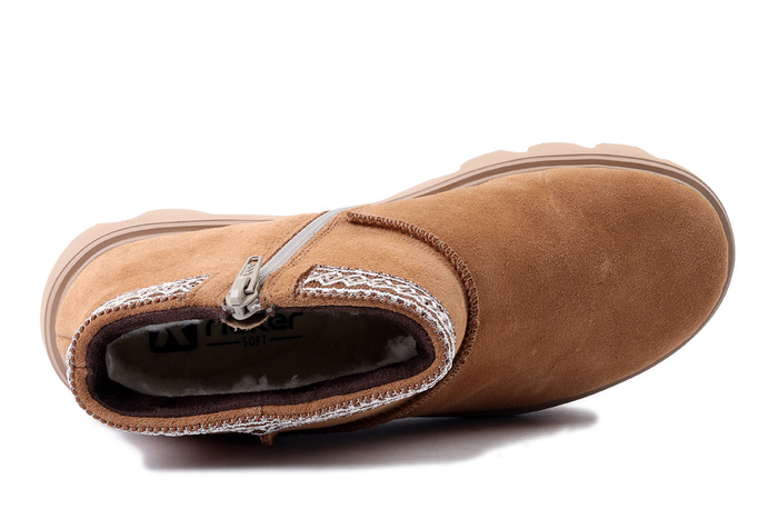 RIEKER W2074-24 brown, botki damskie