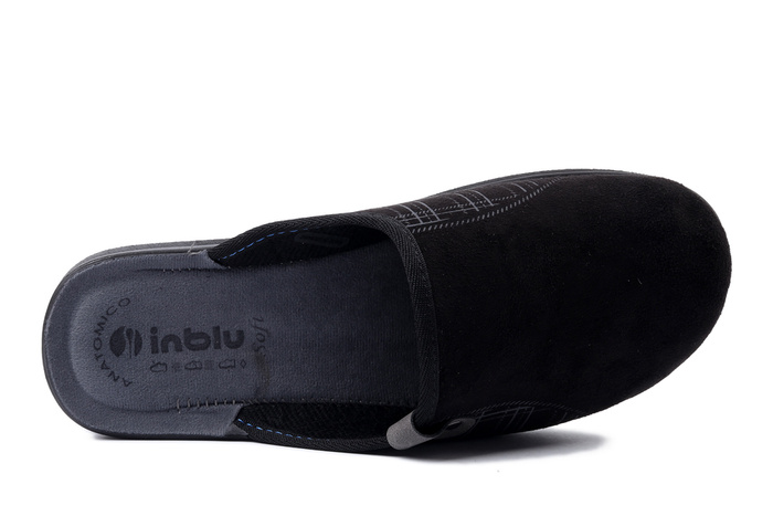 INBLU DG-17 014 czarny, kapcie męskie