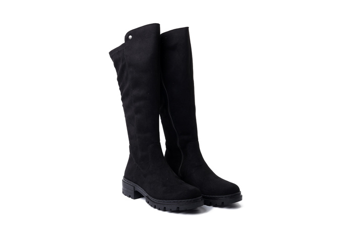 RIEKER 76890-00 black, kozaki damskie