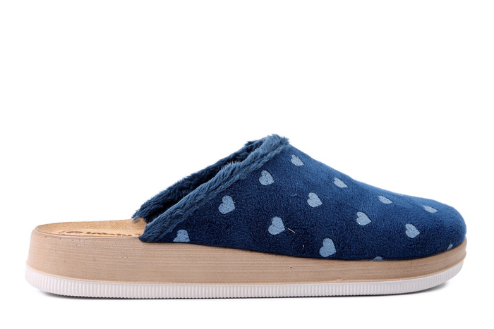 INBLU CT-40 004 granatowy, kapcie damskie