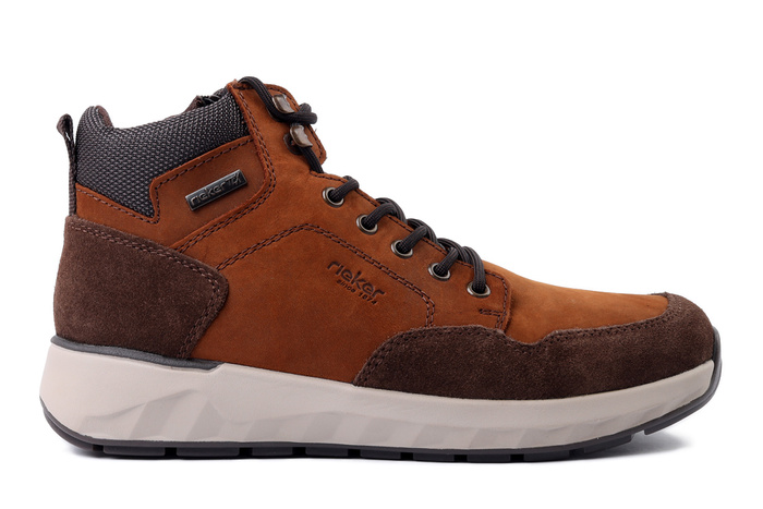 RIEKER TEX 11530-24 brown, trzewiki męskie