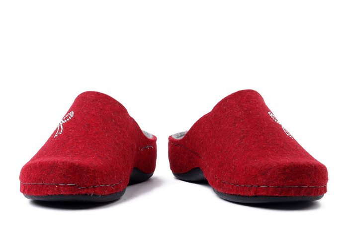 DR. BRINKMANN 320274-41 bordeaux, kapcie damskie