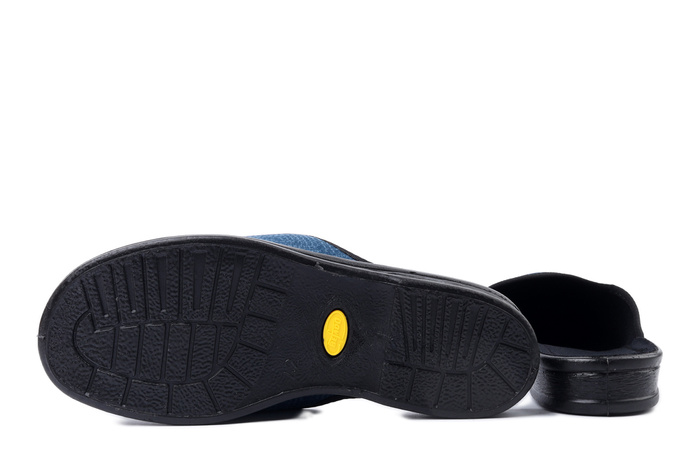 BEFADO 089M 429 granat, kapcie męskie