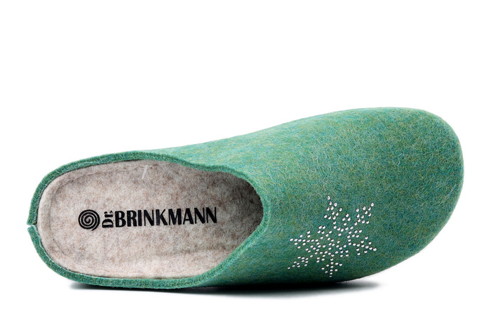 DR. BRINKMANN 320271-71 hellgrun, kapcie damskie