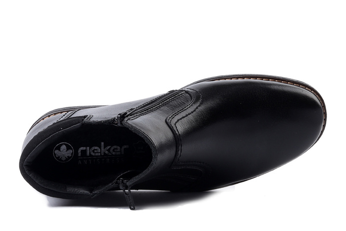 RIEKER 33151-00 black, botki męskie