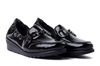 RIEKER L5352-00 black, półbuty damskie