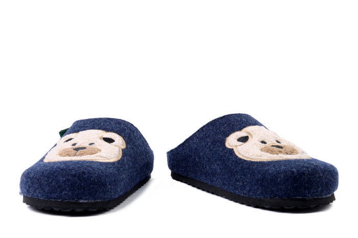 DR. BRINKMANN 320262-05 blau, kapcie damskie