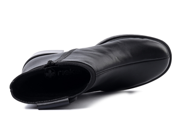 RIEKER Y5253-00 black, botki damskie