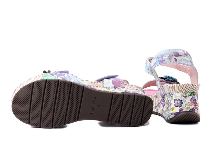 LAURA VITA 000779 Barry 36 violet, sandały damskie