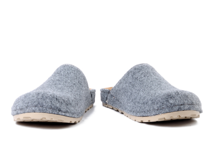 INBLU RU-04 018 srebrny, kapcie męskie