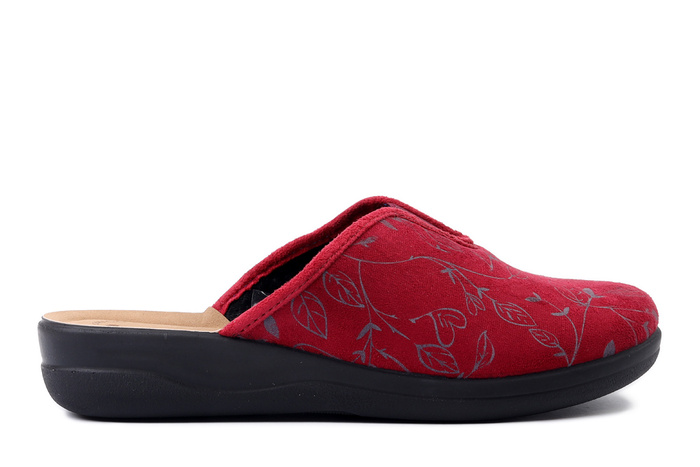 INBLU CF-49 016 bordowy, kapcie damskie