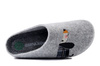 DR. BRINKMANN 320276-91 hellgrau, kapcie damskie