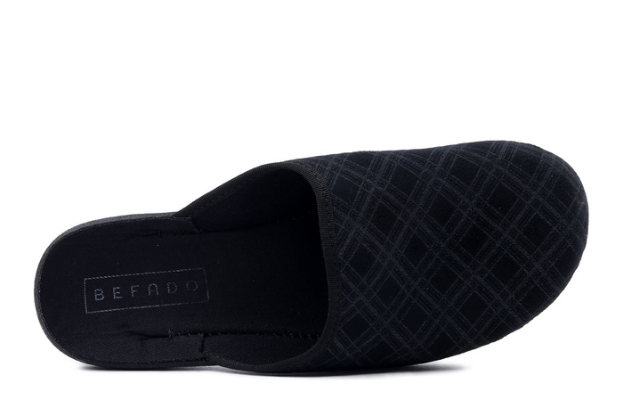 BEFADO 548M 052 czarny, kapcie męskie