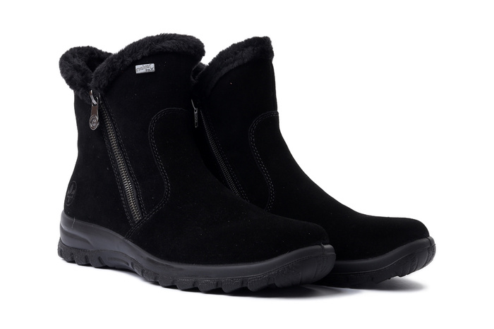 RIEKER TEX L7162-00 black, botki damskie