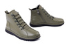BOCCATO 068.23662S haki tbblack, trzewiki damskie