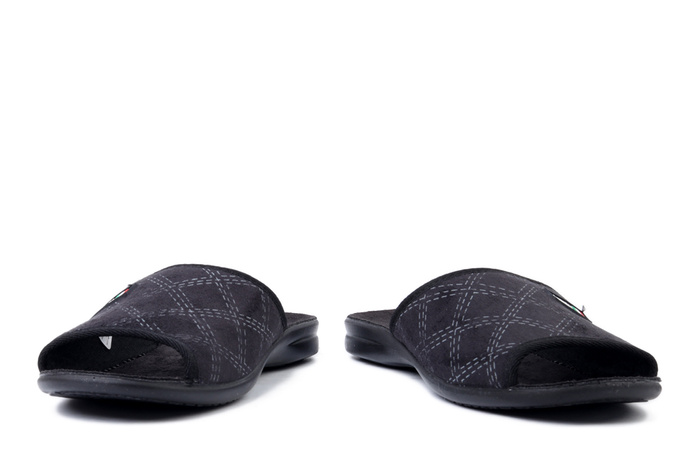 INBLU 155M 002 czarny, kapcie męskie