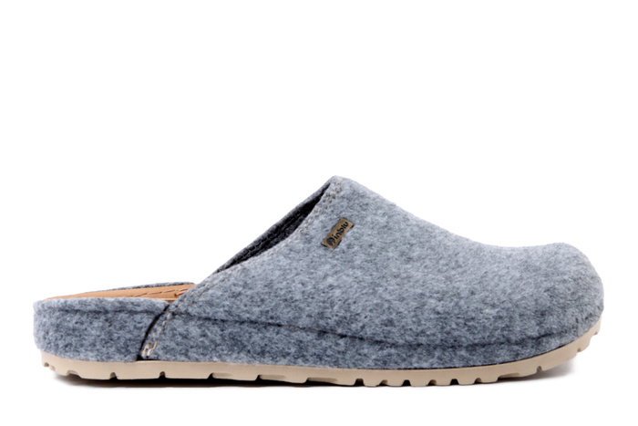 INBLU RU-04 018 srebrny, kapcie męskie