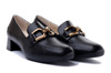 RIEKER 45052-00 black, półbuty damskie