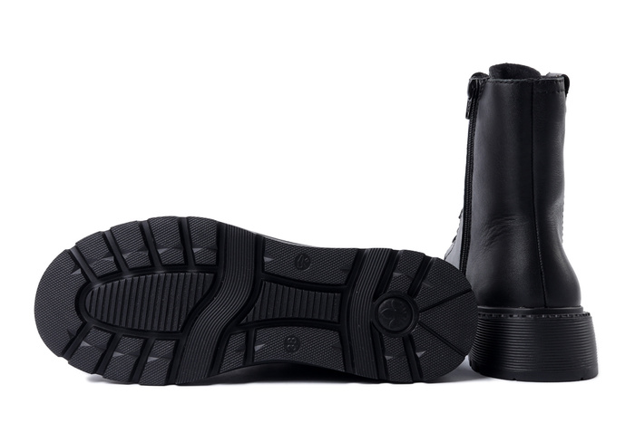 RIEKER 70408-00 black, trzewiki damskie
