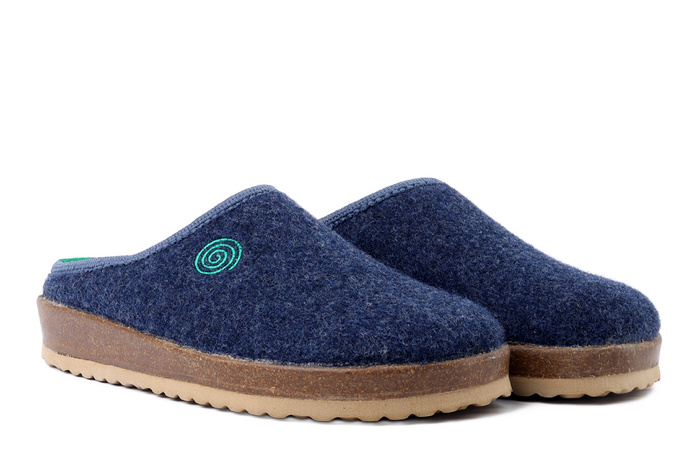 DR. BRINKMANN 220071-05 blau, kapcie damskie