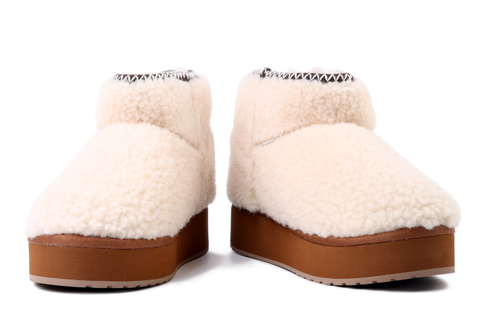 EMU AUSTRALIA W13187 Stinger Micro Flatform Teddy natural, botki damskie