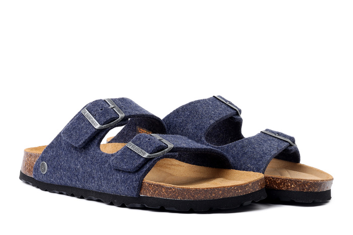 DR. BRINKMANN 220068-05 blau, klapki męskie