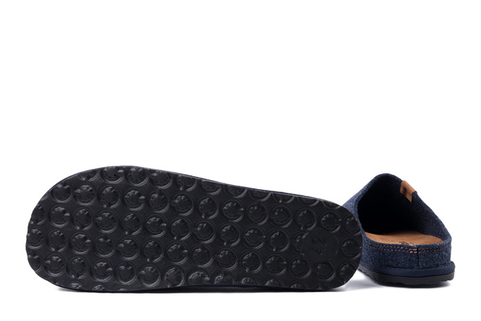 INBLU SI-25 041 szaro-niebieski, kapcie męskie