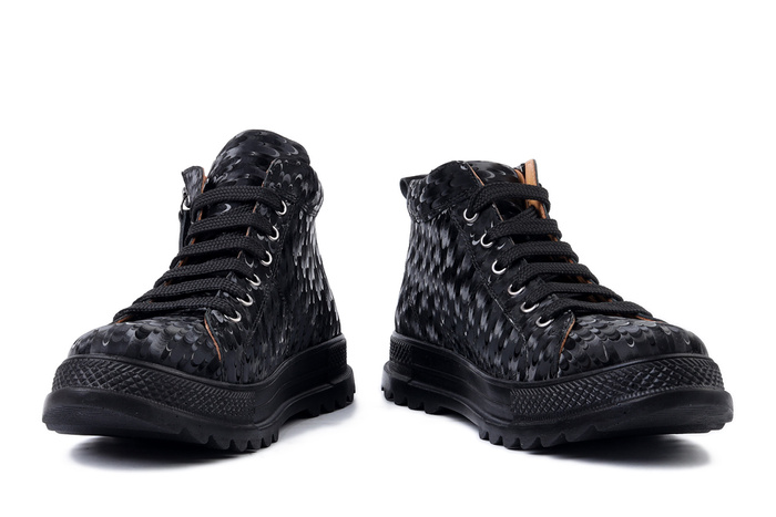 PIAZZA 960201-01 schwarz, trzewiki damskie