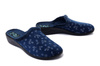 ADANEX 28280 SILVIA SIL1VV granatowy, kapcie damskie