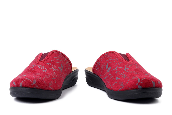 INBLU CF-49 016 bordowy, kapcie damskie