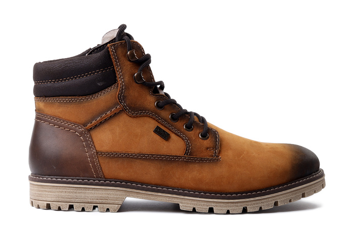 RIEKER TEX F3622-68 yellow, trzewiki męskie