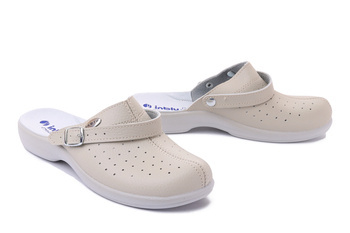 INBLU AE-04 002 beżowy, klapki damskie