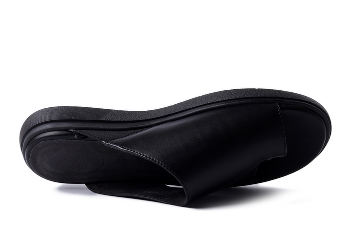 TAMARIS Comfort 8-87109-44 022 M8710944 balack nappa, klapki damskie