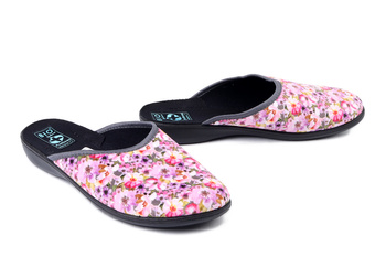 ADANEX 29528 DIL3VD kolorowy, kapcie damskie