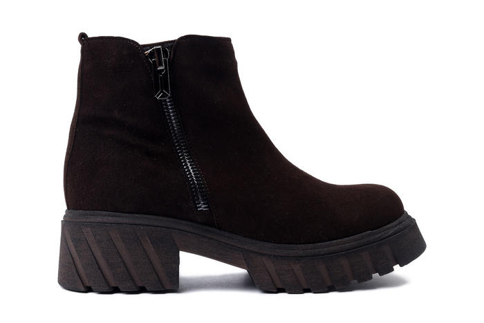 BIOECO BY ARKA 7858 2941+1290 brąz, botki damskie