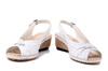 RIEKER 66176-81 white, sandały damskie