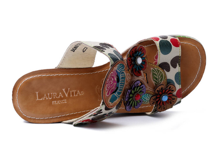 LAURA VITA BONITO 224 SD313-2 beige, sandały damskie