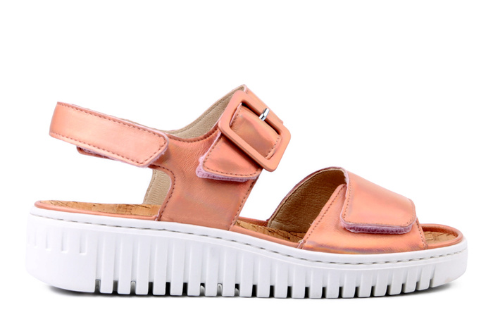 WALDLAUFER 955004156154 melon, sandały damskie