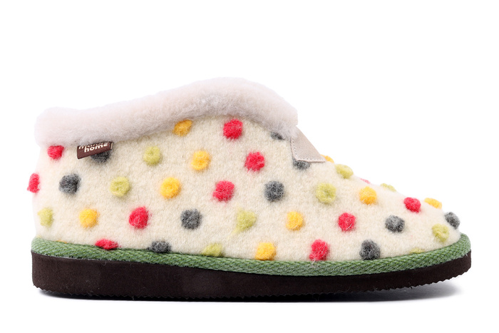 MANITU 340010-81 offwhite, kapcie damskie