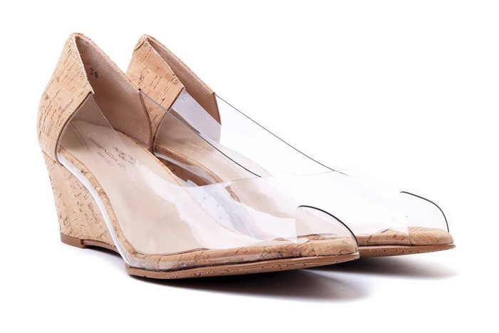 BRENDA ZARO T3100 beige, czółenka damskie