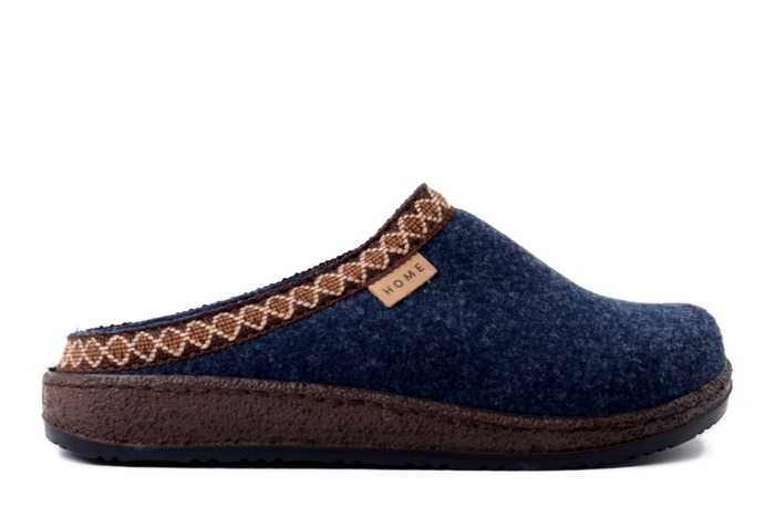 INBLU NL-09 041 szaro-niebieski, kapcie damskie