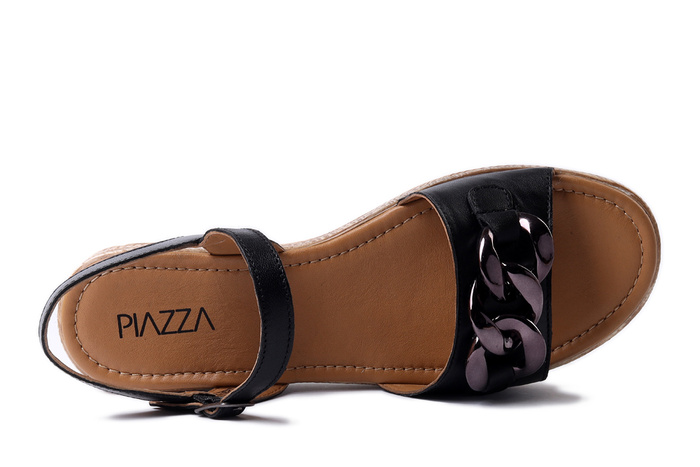 PIAZZA 910282-01 schwarz, sandały damskie