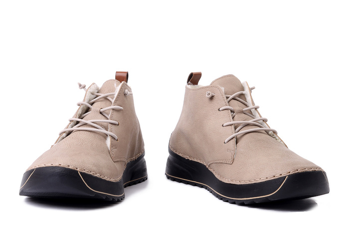 RIEKER 51510-60 beige, trzewiki damskie
