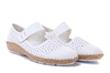 RIEKER 44880-80 white, półbuty letnie damskie