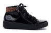RIEKER M6434-01 black combination, trzewiki damskie