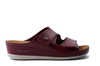 DR. BRINKMANN 700617-41 bordeaux, klapki damskie