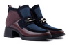 MACIEJKA A6747-23/00-8 bordo, botki damskie